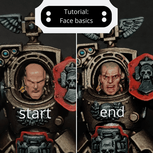 Tutorial Space marine face